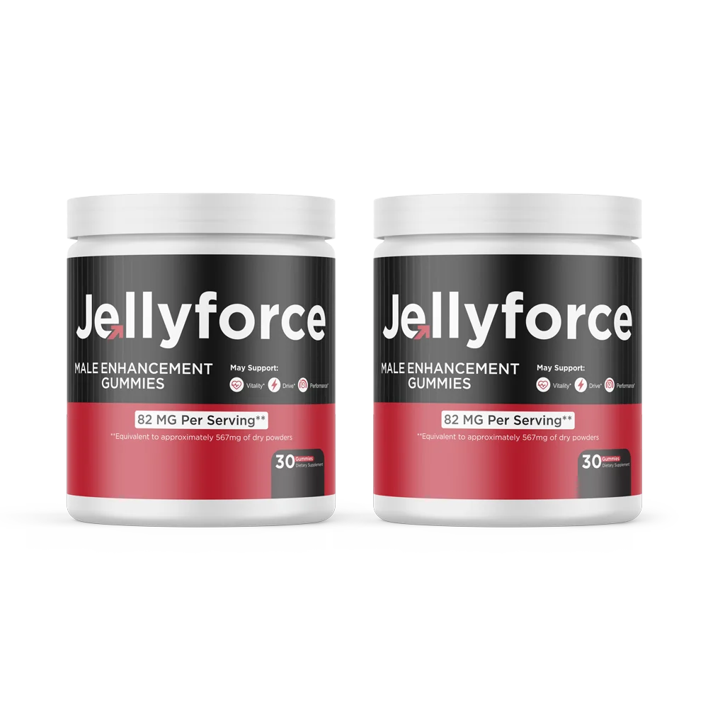 Jelly Force men's vitality gummies two-bottle pack